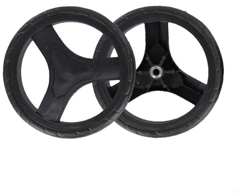 Lot de 2 roues de rechange pour chariot de courses et chariot Taille 170 mm pour une navigation facile