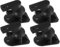 FUNNETOYU 4 Pezzi per Altoparlanti Staffe per Diffusori Satellitari Facile Installazione per Audio Surround per Home Theatre e Domestici