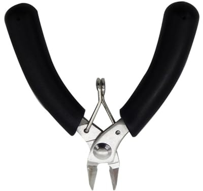 MAGICLULU Pince Diagonale Coupe-Fil Métal Ressort, Outil de Coupe de Fil pour Raquette de Badminton et Tennis, Accessoires Machine à Corder, Pince Coupe-métal Ergonomique pour Réparation