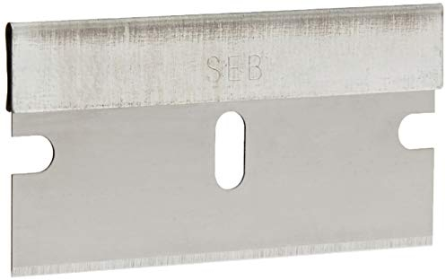 Amazon Basics Single Edge Razor Blades for Scraper, Box Cutting, 100 count with Clam Shell Storage
