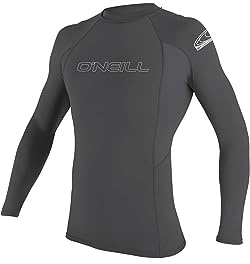O'Neill herr Men's Basic Skins Long Sleeve Rash Guard Väst för utslag (1-pack)