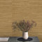 Ciara Grasscloth Wallpaper - Modern Wallpaper for Living Room, Bedroom, Fireplace - Decorative Luxury Textured Wall Paper with Striped Weave-Look (Cream/Brown)