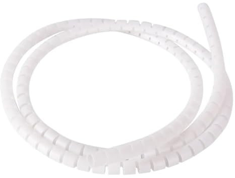 Manicotti per cavi protezione a spirale 1 metro 8 mm diametro esterno guaina a spirale in polietilene filo avvolgente a spirale fascia tubo protezione cavo strumento gestione della linea avvolge il ca