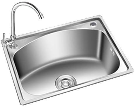 Stainless Steel Corner Sink- Wall Mounted Triangular Washbasin for Bathroom, Kitchen, Bar - Ideal for Public Places, Boats, Motorhomes, Caravans - Durable and Stylish Design