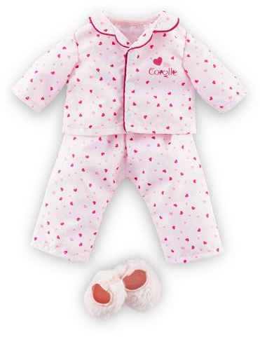 Corolle - Pyjama 2 Pièces & Chaussons, Vêtement pour Poupée Ma 36 cm, dès 3 Ans, 9000213210