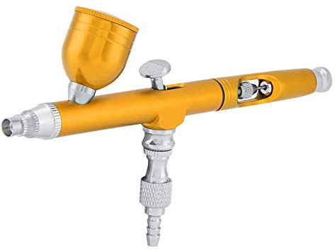 Airbrush Pistole Set Airbrush Spray Kit mit 0,3mm Nadel für Kunst Tattoo Nail Art Make up Kuchen Modellbau