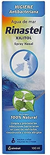 RINASTEL Xilitol Spray Nasal con Agua de Mar, 100 ml