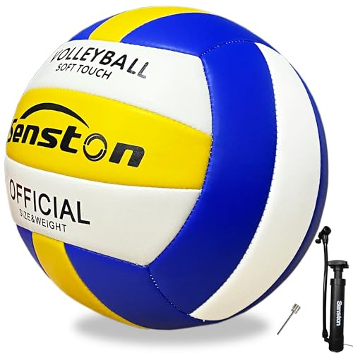 Senston Volleyball Official Size 5 - Waterproof Indoor/Outdoor Soft Volleyball for Beach Play, Game,Gym,Training