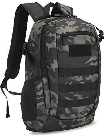 Selighting Kleiner Taktischer Rucksack 12/20L Militär Rucksack Kinder Schultasche Bug Out Bag für Outdoor Trekking Reisen Wandern Camping