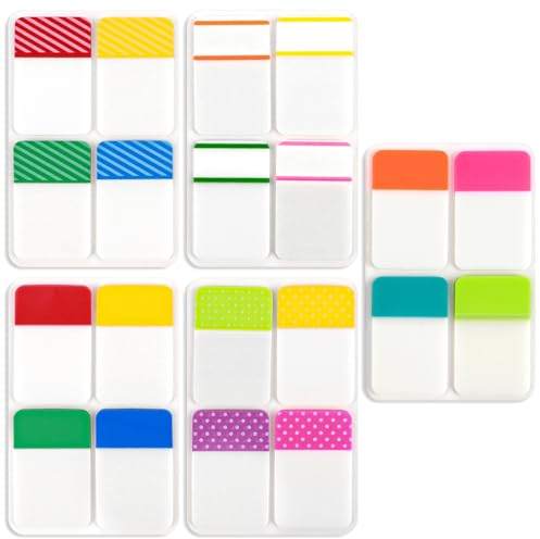 400 Stück Haftstreifen Page Marker Haftmarker Index Tabs Kleine Page Marker Beschriftbare Haftstreifen Plastik Haftstreifen Post Index Klebezettel Haftstreifen Für Lesen Seitenmarkierung Büro
