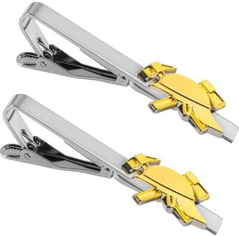 Gebiuhoo Krawattennadel modisches Design Krawattenklammern Krawatten Tie Clips Krawattenklammer für Männer Geschenkideen für Ehemann Geschenk Weihnachten Valentinstagsgeschenk Geburtstagsgeschenk