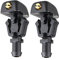 Oiieco 2 teilige Scheibenwaschdüse Set, Universal Windschutzscheiben Waschdüsen Wassersprühdüse für professionelle Reinigung Kompatibel mit Ford 2004-2013 F150 3W7Z17603AA