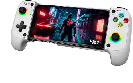 Vieta Pro Mando Gaming Bluetooth para Teléfono Android y iPhone de Alto Rendimiento para Smartphones y Baja Latencia | Mando PC con USB Plug & Play y mapping de controles | PROTON