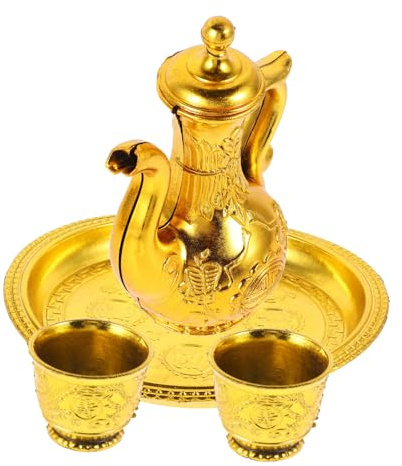 Amosfun Coppa Per Offerte in Plastica Coppa Tazza Retrò Squisita Di Tazze Per Cerimonie Per Culto Buddista e Offerte Spirituali