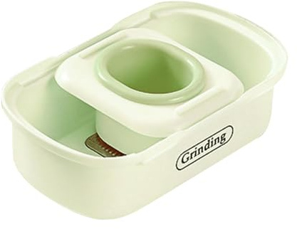 Herramienta para rallador de jengibre, molinillo de ajo manual, Aparato de cocina manual con ajo, Trituradora de ajo multifuncional, herramienta cepilladora de ajo con rebanadora de verduras para ajo