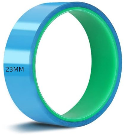 Phidinova Tubeless Felgenband für MTB & Rennräder, 700C, 18-25mm Breite, 10m Länge, Blau/Grün (Width 23MM)