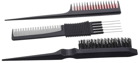 Beaupretty Peines Cabello Peine para Cardar para Estilo de Raya y Cardar Casa o Salones de Belleza para Mujeres y Hombres