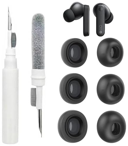 ZYEKIU Ear Plugs Airpods Cleaning Set Ear Plugs Silicone Earplugs Headphones Cleaning Kit for Airpods Pro 2/1 Headphones Attachments Replacement Ear Inserts