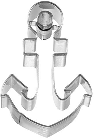Birkmann 1010723910 Ausstechform Anker, 5,5 cm, Kunststoff, Grau, 5 x 3 x 2 cm