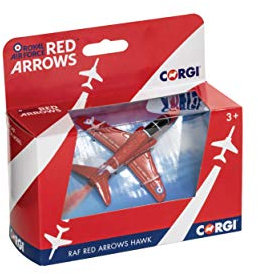 Corgi CS90628 Showcase RAF Red Arrows Hawk Model Airplane - Diecast Planes & Aircraft Models for Ages 5+, Die Cast Plane, Toy Airplanes - Gift for Young Aviation Fans, Birthday Gifts for Him