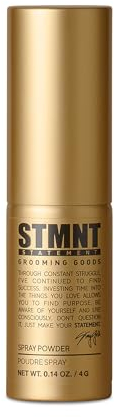 STMNT STATEMENT GROOMING GOODS Spray Powder 4g | Extra mattes Finish | Beeindruckende Textur und Griffigkeit | Sofortiges Ansatzvolumen und extreme Fülle