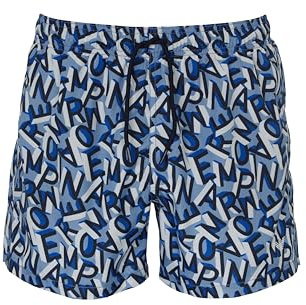 EMPORIO ARMANI Bañador Tipo bóxer para Hombre, Pequeño EA Ashl/Ultram, S