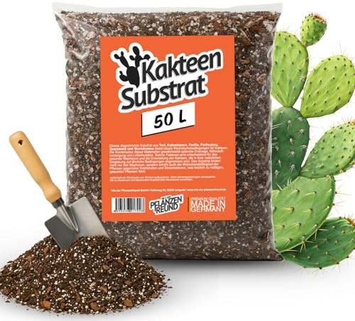 Nils der Pflanzenfreund® Tierra para Cactus [Tierra para suculentas] 50 L | Rica en nutrientes | Tierra para Flores | Tierra para Cactus | Soil | Sustrato para Cactus | Tierra para suculentas