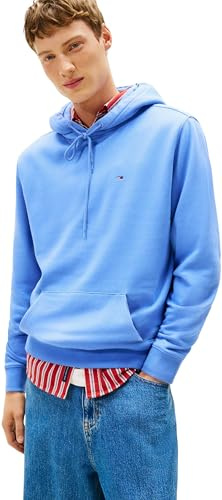 Tommy Jeans TJM Reg S Flag Hoodie Ext Dm0dm20742 Sudadera con Capucha Hombre (Pack de 1)