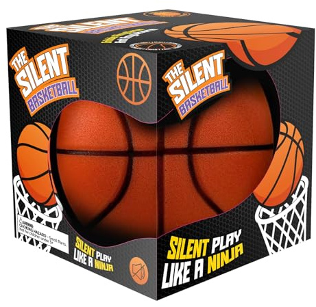 Pelidox Silent Basketball Size 7 (9.43) – Not Vacuum Shipped - 2025 Upgraded Airless Soft Foam Ball Soundless for Quiet Dribbling and Indoor Training – Real Feel Higher Bounce No Noise