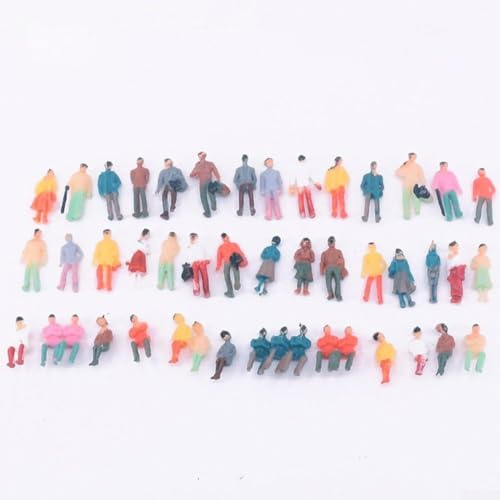 200 figuras de modelo mejoran tu estación de tren y creaciones de diorama