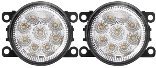 Isctxh Antiniebla 2 Piezas 30W H11 Lámpara Conducción Delantera DRL Conjunto Luz Antiniebla LED Coche Para Peugeot Para Boxer 290 295 2015-2018 2019(LH White)
