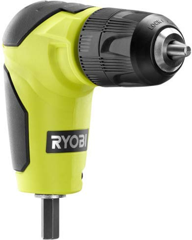 New Ryobi 18 Volt Right Angle 90 Degree Drill Attachment 3/8 Chuck A10raa1