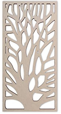 Wooden Tree of Life Lattice - Mandala Wall Art for Home Decor, Wall Panels, Overlays, Trellis, Privacy Screens & Yard Decor