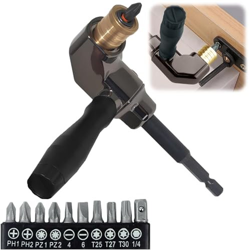 Raxfekro Trapano Angolare Mandrino Angolare Prolunga Avvitatore Snodo per Avvitatore