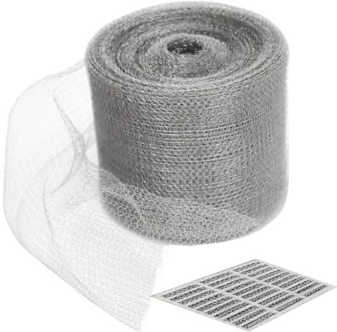 Chaies Tamis en treillis métallique, treillis métallique, treillis métallique, treillis métallique, 1 volume, filtre à mailles découpables, grillage en acier pour filtre d'évacuation de jardin