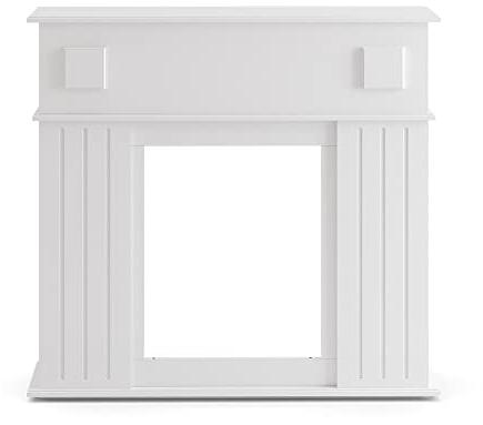 Vicco Kaminumrandung, Kaminsims, Weiß, 109 x 100 cm