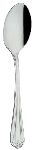 Grunwerg Jesmond Collection Teaspoons, 18/0 Stainless Steel, Set of 12 | Teaspoons made from 18/0 stainless steel, perfect for everyday tea, coffee, desserts and dining.