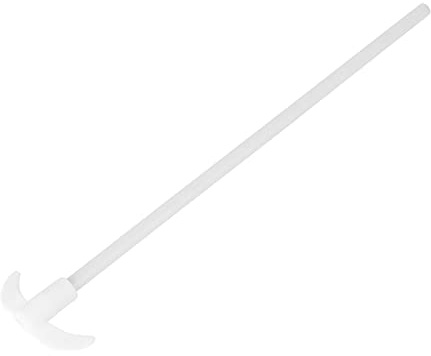 PTFE stång med hög temperatur omrörare för laboratorieanvändning L omrörningsstång för axel L 250 mm L 40 mm D 7 mm