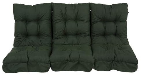 PATIO Hollywoodschaukel Auflage 3 teilig Monte Carlo für Sitzfläche 170 cm Gartenbank Gartenstuhl Polster