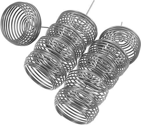 KONTONTY 10pezzi Porta Concime in Acciaio Resistente Per Bonsai Cestini Fertilizzanti Riutilizzabili Supporto Fertilizzante Sicuro Per Piante Verdi Da Giardino Contenitori Per Concimi Ester