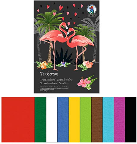 CREATIV DISCOUNT® NEU Tonkarton-Block Sonderedition, Sortiert, A4