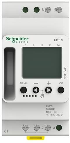 Schneider Electric - Acti9 IHP - Interrupteur horaire programmable - 1 Canal - CCT15441