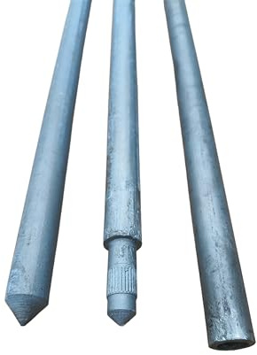 Djupjordning jordning set 3 m 2 x 1 500 mm Ø16 varmförzinkad HAMMER PREIS (Ø16 jordspets 1,5 m)