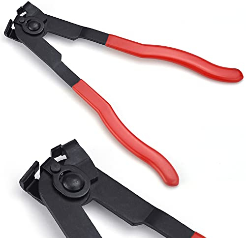 WENRERO Zange für Schlauchschellen, 235 mm, flexible Klemmzange für Autoschlauch, Zange für Kardangelenk, Blasebalg aus Karbonstahl, flexible Zange für Autoreparatur