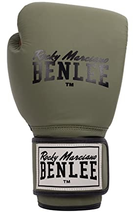 BENLEE Boxhandschuhe aus Leder Evans 10 oz, Army Green
