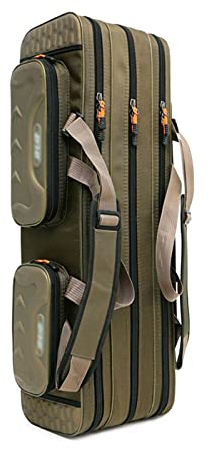 caihuashopping Angeltasche 3/4 Schicht 8. 0cm Angeltasche Multifunktionale Angelrute Rolle Köder Pole Aufbewahrungstasche Hülle Angelausrüstung Angelrutenkoffer (Color : 3 Layer 80cm)