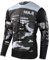 MTB Trikot,Herren Langarm MountainbikeShirt,Motocross-Shirt Langarm | MX MTB Mountainbike (Black,XL)