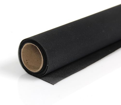 Rollo de tela mosquitera antipolen negra – Mosquitera antiinsectos (1,4 m x 10 m)