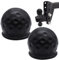 ZHIYUQL® 2 Stück Abdeckkappe Anhängerkupplung Schutzkappe Universal Kappe Gummi Anhängerkupplung Abdeckung Ø 50 mm für Anhänger PKW LKW RV, Schwarz