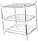BUGUUYO 1pc Three-layer Stainless Steel Storage Rack Multifunctional Kitchen Shelf for Space Saving and Organization for Spaces and Apartments